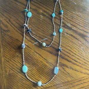 Silpada necklace!  Real stones